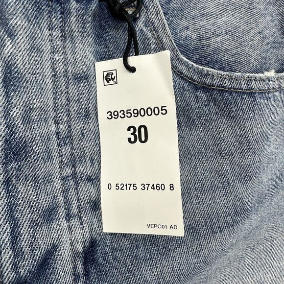 Levi's Cheeky Shorts 30 Women High Rise Cotton Floral Embroidered Frayed Button - Picture 6 of 12